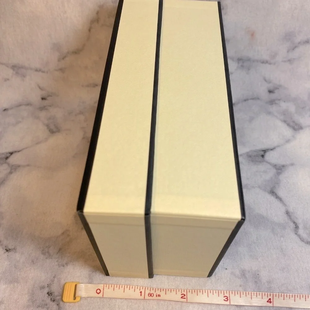 Jo Malone Rectangular Box, Empty Gift Box with Ribbon, 6.5 x 3.5 x 2.5 in-NEW